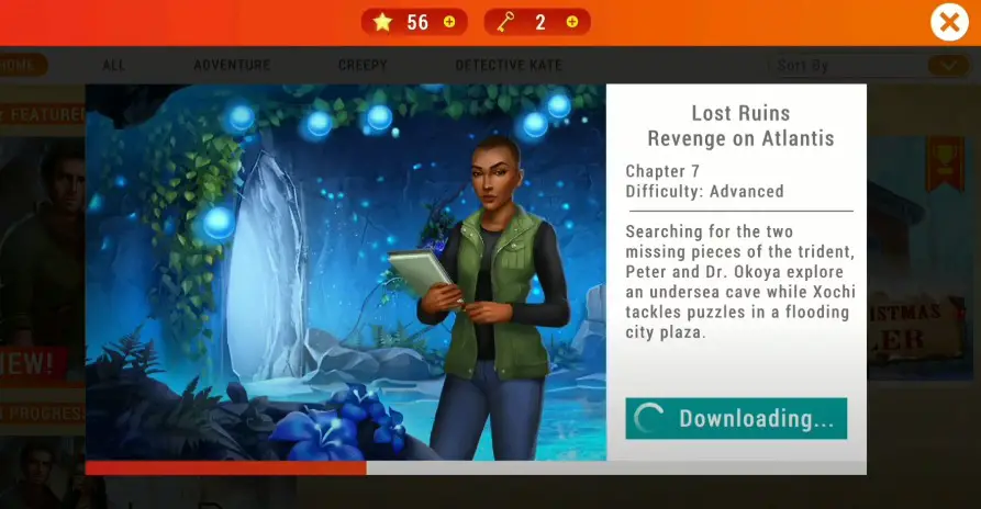 AE Mysteries: Lost Ruins: Revenge on Atlantis Chapter 7 Walkthrough